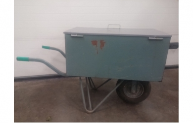 Materiaalkruiwagen met deksel