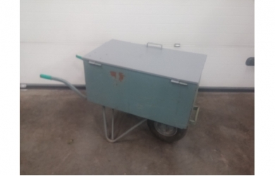 Materiaalkruiwagen met deksel