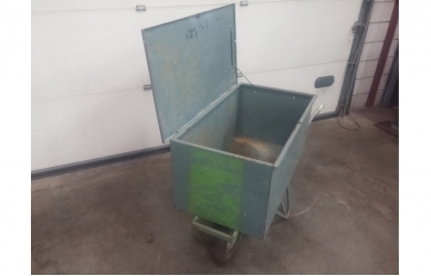 Materiaalkruiwagen met deksel