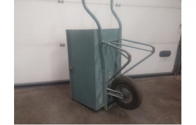 Materiaalkruiwagen met deksel