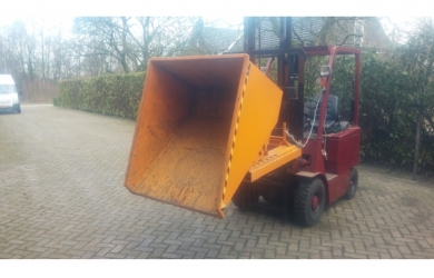 Heftruck kiepbak